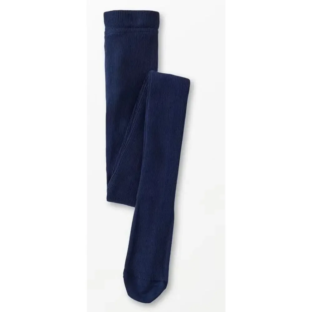 Hanna Andersson Ribbed Footed Tights
